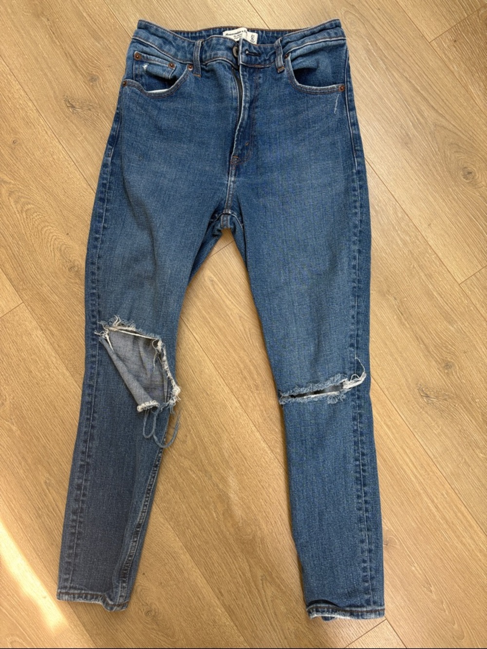 Abercrombie & Fitch curve love High-Rise Skinny Jeans